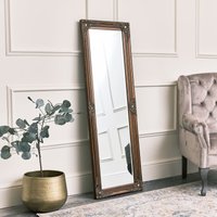 Melody Maison Tall Ornate Gold Wall Mirror 47cm X 142cm | Size: 47 cm X 142 cm