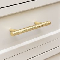 Melody Maison Large Gold Metal Hammered Bar Pull Drawer Handle