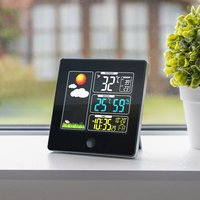Menkind RED5 LED Weather Station Stylish Temperature Tracker in Yellow