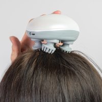 Menkind Well Being Rechargeable 96 Nodes Head Massager in Grey