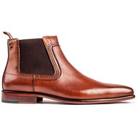 SIMON CARTER Men's Terrier Chelsea Boots in Tan | Size: 11