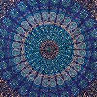 Double Cotton Bedspread + Wall Hanging Classic Mandala