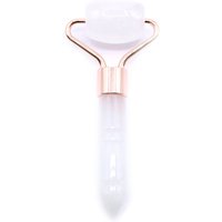 KDMD Women's Gemstone Mini Roller - Rock Quartz in White