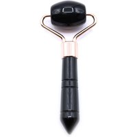 KDMD Women's Gemstone Mini Roller - Black Obsidian