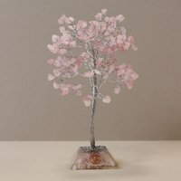 Gemstone Tree Organite Base 160 Stone Rose Quartz