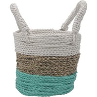 Seagrass Basket Set in Green