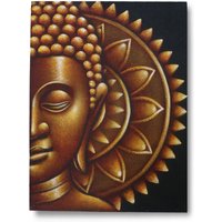 Gold Half Buddha Mandala 60x80cm 60x80 cm