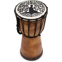 Buddha Wide Top Djembe Drum 13cm