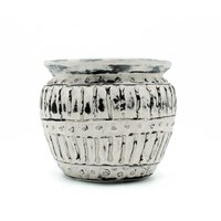 KDMD Greek Clay Plant Pot - Cream 12cm