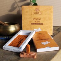 Pack 15 Natural Incense Smudge Bricks & Burner Sandal Wood