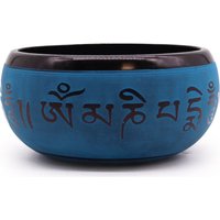 Earth Powder Singing Bowl Mantra Five Buddha 16cm