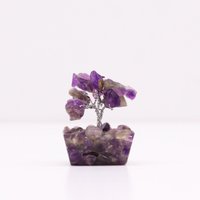 Mini Gemstone Tree On Orgonite Base Amethyst
