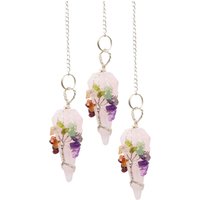 Magic Pendulum Seven Chakra Rose Quartz