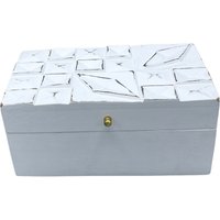 Vintage Deco Multi Purpose Box 22x12x10cm Diamonds x 12 x 10 cm