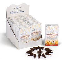Meditation cones in White