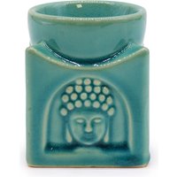 Square Buddha Burner Soft Turquoise