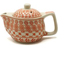 Small Herbal Teapot Amber