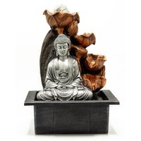 Tabletop Water Feature 35cm Buddha Cascade & Crystal Ball