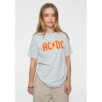 AC/DC Classic Band Logo T-Shirt in Grey | Size: 9-10 Years