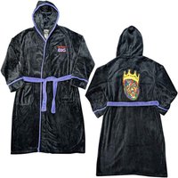 Biggie Smalls Crown Logo Bathrobe in Black | Size: Medium
