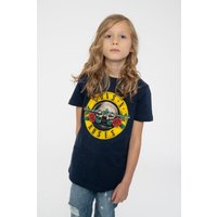 Guns N Roses Classic Band Logo T-Shirt in Blue | Size: 5-6 Years