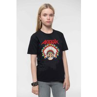 Anthrax War Dance T-Shirt in Black | Size: 9-10 Years