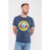 N Classic Band Logo Snow Wash T Shirt