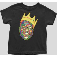 Biggie Smalls Toddler Crown Tee in Black | Size: 4-5 Years