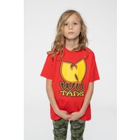Wu Tang Clan Classic Logo T-Shirt in Red | Size: 9-10 Years
