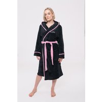 BlackPink Band Logo Bathrobe in Black | Size: Large