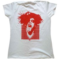 Yungblud Women's DEADHAPPY Skinny Fit T-Shirt in White | Size: Small