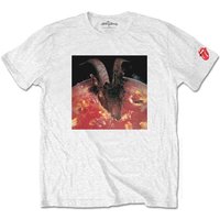 The Rolling Stones Goats Head Soup T-Shirt in White | Size: 2XL