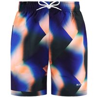 Nicce Men's Stretch Waist Printed Multicoloured Paradise Swim Shorts | Size: Large