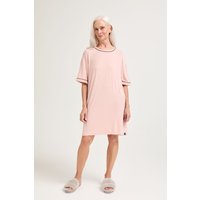 Pretty You London Women's Bamboo Classic Tee Dress in Pink | Size: 10