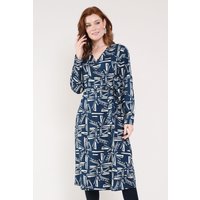 Nomads Clothing Women's Womens Tie Wrap Dress in Dark Navy | Size: 12