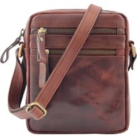 Real Cross Body Bag Small Travel Pouch Belgrade Brown