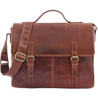 Real Briefcase Cross Body Messenger Bag Marland