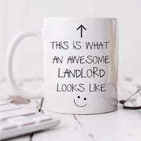 60 SECOND MAKEOVER This Is What An Awesome Landlord Looks Like V2 Mug in White