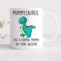 60 SECOND MAKEOVER Women's Mummysaurus Mug in White