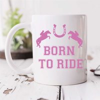 60 SECOND MAKEOVER Men's Born to Ride Mug in White
