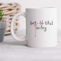 60 SECOND MAKEOVER Women's Beautiful Wifey Mug in White