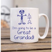 60 SECOND MAKEOVER Men's I'm Going To Be A Great Grandad Mug in White