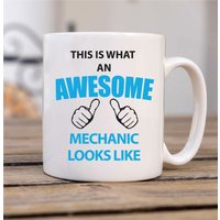 60 SECOND MAKEOVER This Is What An Awesome Mechanic Looks Like Mug in White