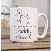 60 SECOND MAKEOVER Men's I'm Going To Be A Daddy Again Mug in White