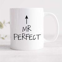 60 SECOND MAKEOVER Men's Mr Perfect Mug in White