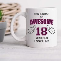 60 SECOND MAKEOVER Awesome 18 Year Old Mug in White