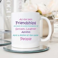 60 SECOND MAKEOVER Women's All the Best Friendships Mug in White