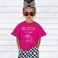 60 SECOND MAKEOVER Girl's Big Sister In Training Pink T-Shirt | Size: 2-3 Years
