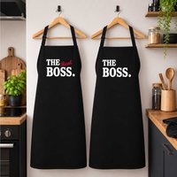 60 SECOND MAKEOVER The Boss The Real Boss Black Apron Set