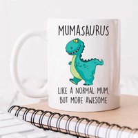 60 SECOND MAKEOVER Women's Mumasaurus Mug in White